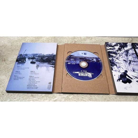 The Weather Channel When Weather Changed History 5 DVD Box Set Tin Box 2009 - Picture 7 of 10
